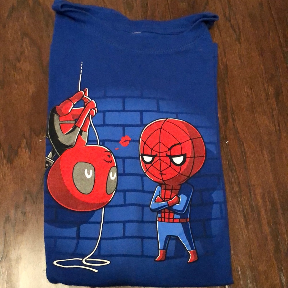 Spider-Man/Deadpool shirt